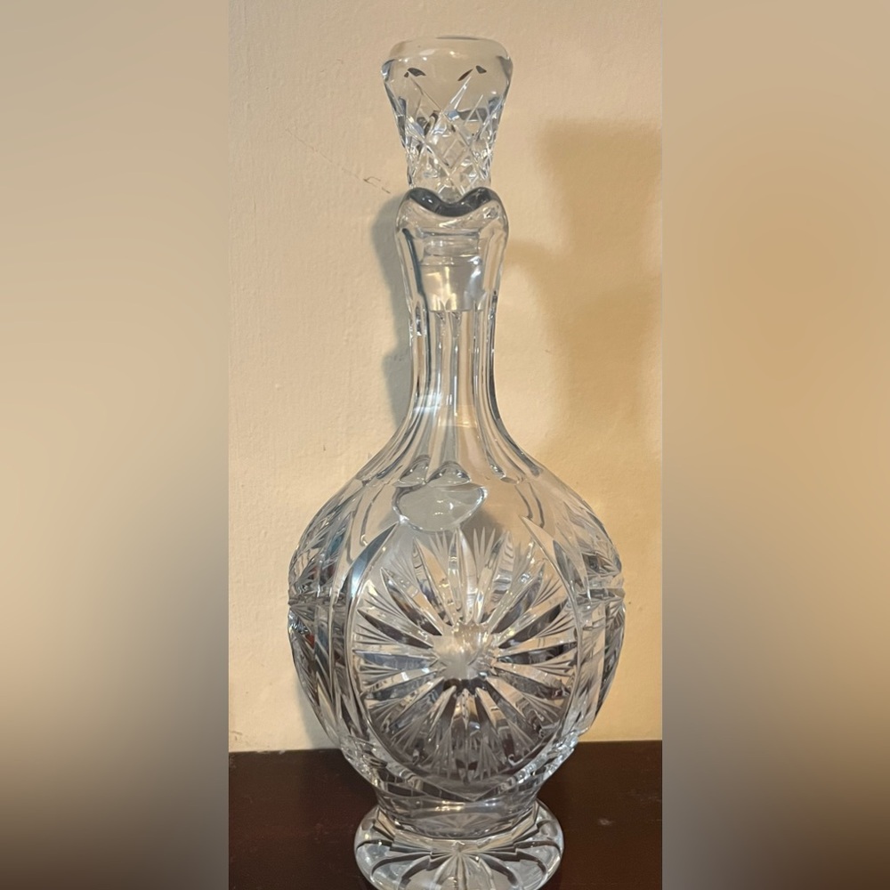 Artisan Glass Crystal Pitcher - Picture 2 of 5